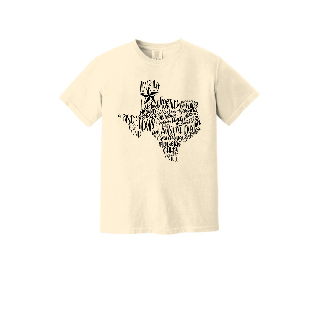 Texas Cities T-shirt