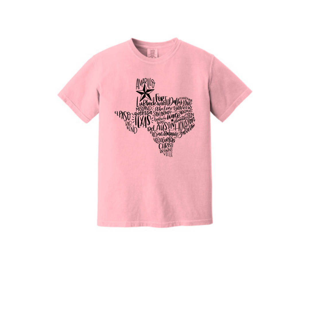 Texas Cities T-shirt