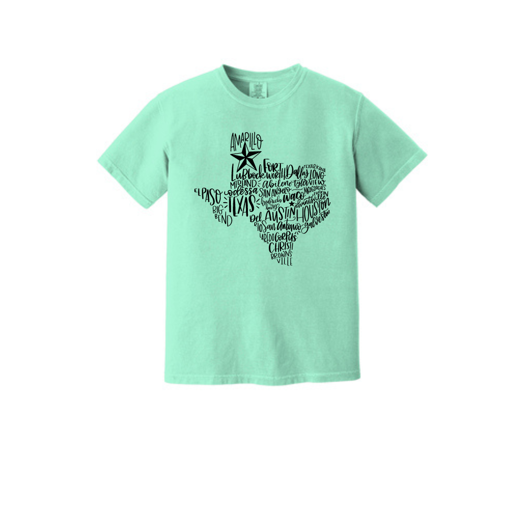 Texas Cities T-shirt